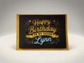 Personalised happy birthday sister card, handmade UK gift