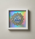 World's Best Dad shadow box, handmade UK gift