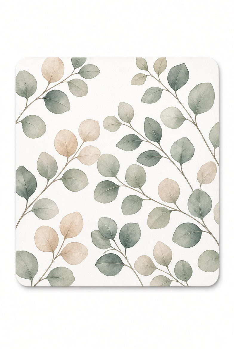Eucalyptus leaves coaster