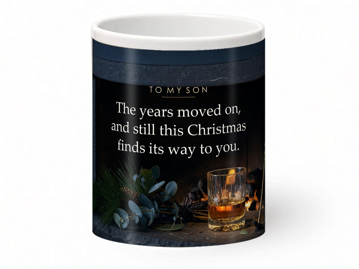 To My Son Christmas Mug – Fireside Whisky