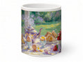Impressionist strawberry breakfast mug, handmade UK gift