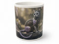 Clockwork cat mug, handmade UK gift