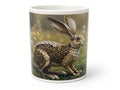 Clockwork hare mug, handmade UK gift