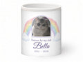 Personalised Rainbow Bridge cat memorial mug