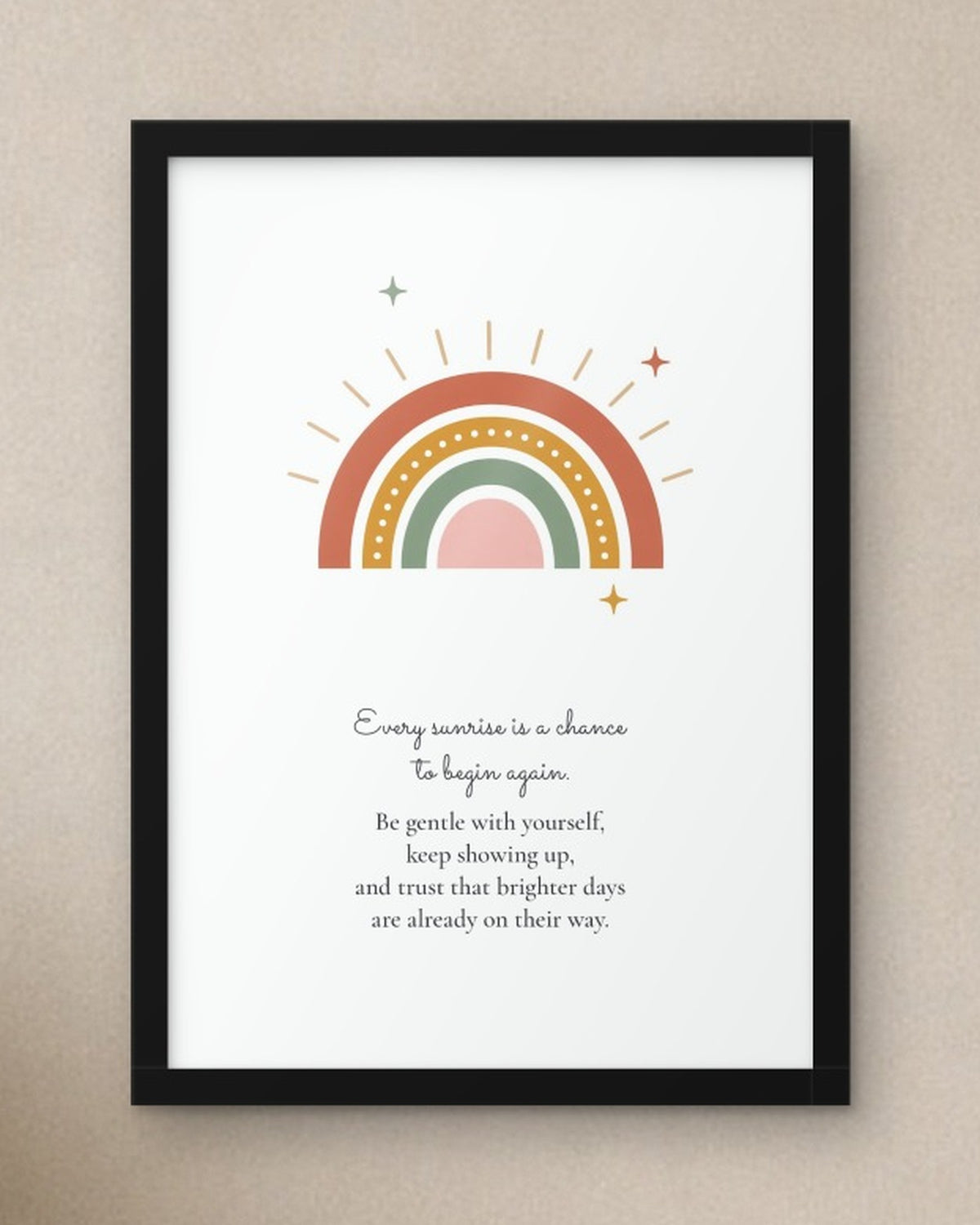 Every Sunrise Framed Print